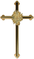 Cathedral Art Wall Cross, for Parents, Grandparents, 8-Inches, Gold Plated, by Abbey & CA Gift