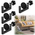 Yaocom 4 Pcs 2.36 in Adjustable Sectional Couch Connectors Outdoor Patio Furniture Clips Sectional Couch Clips Rattan Furniture 