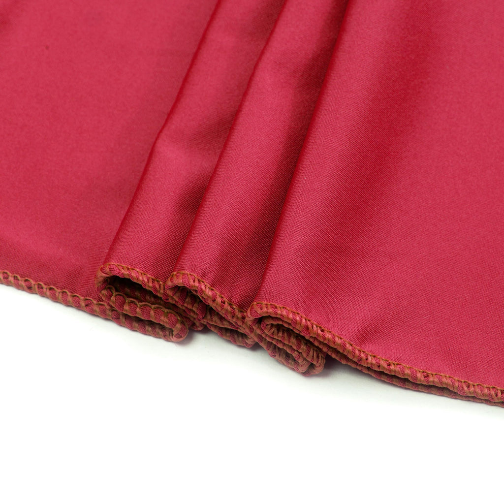 Mds Pack Of 100 Spandex Chair Sashes Bow Sash Elastic Chair Bands Ties Without Buckle For Wedding And Events Decoration Spandex Slider Sashes Bow - Apple Red