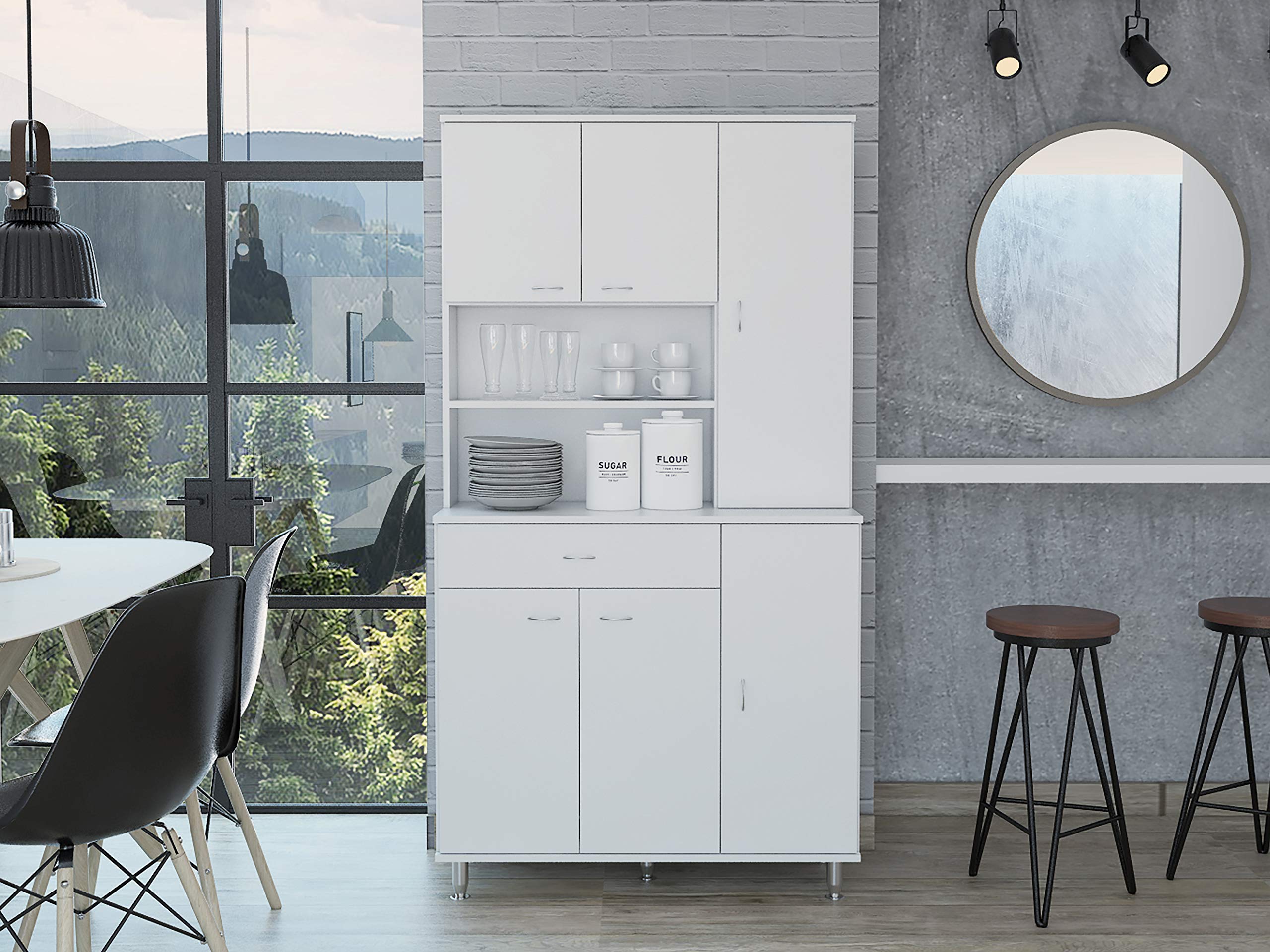 Helis 90 Kitchen Pantry Cabinet - Thumbnail 3