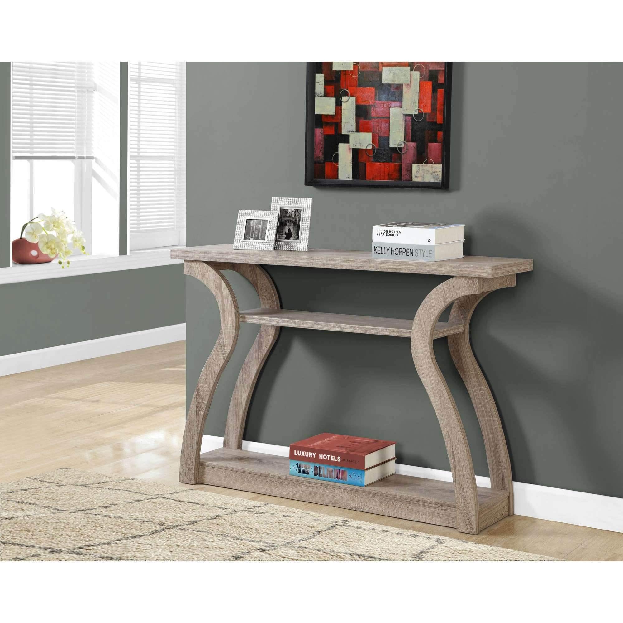 Monarch Specialties , Hall Console, Accent Table, Dark Taupe, 47&quot;L