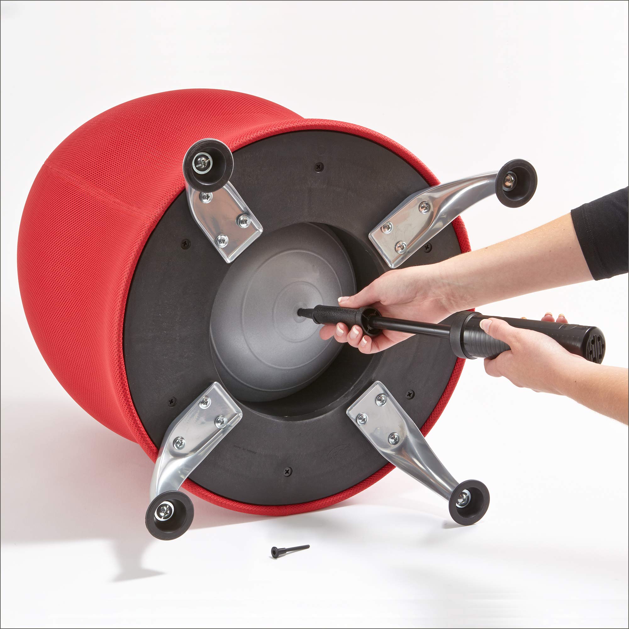 Safco Zenergy Ball Chair, Active Seating, Anti-Burst, Inflatable Chair For Home Office And Classroom