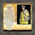 Crossroads Home D  cor Firemans Prayer Picture Frame, Firefighter Decor, Firefighter Graduation Present, 6595BW