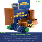 Happy Birthday Gift Box For Men, Unique Gifts For Him, Man Basket Set Ideas, Manly Presents For Dad, Husband, Brother, Son, Boyf