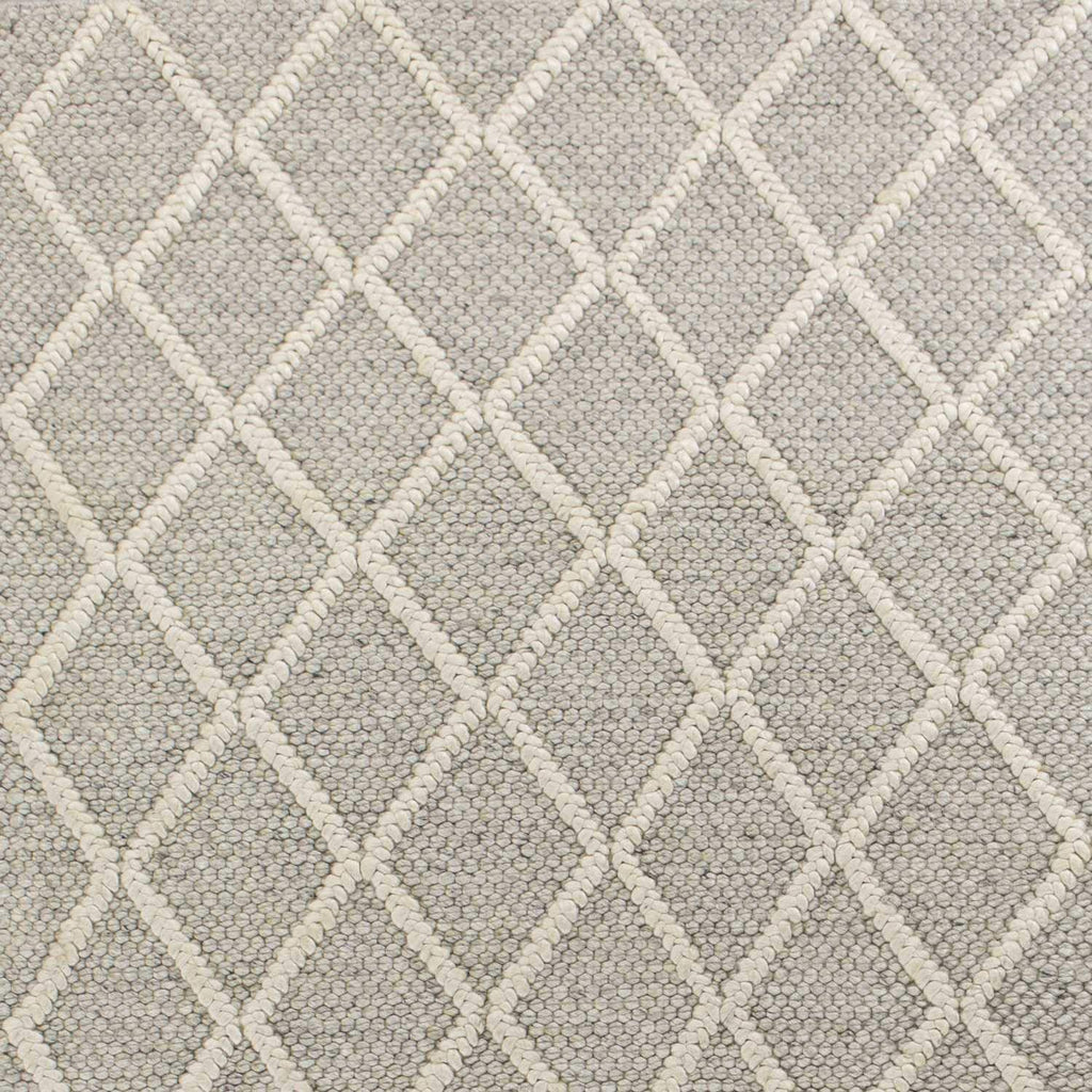 HomeRoots Decor 3'3-inch x 5'3-inch Wool Grey Area Rug