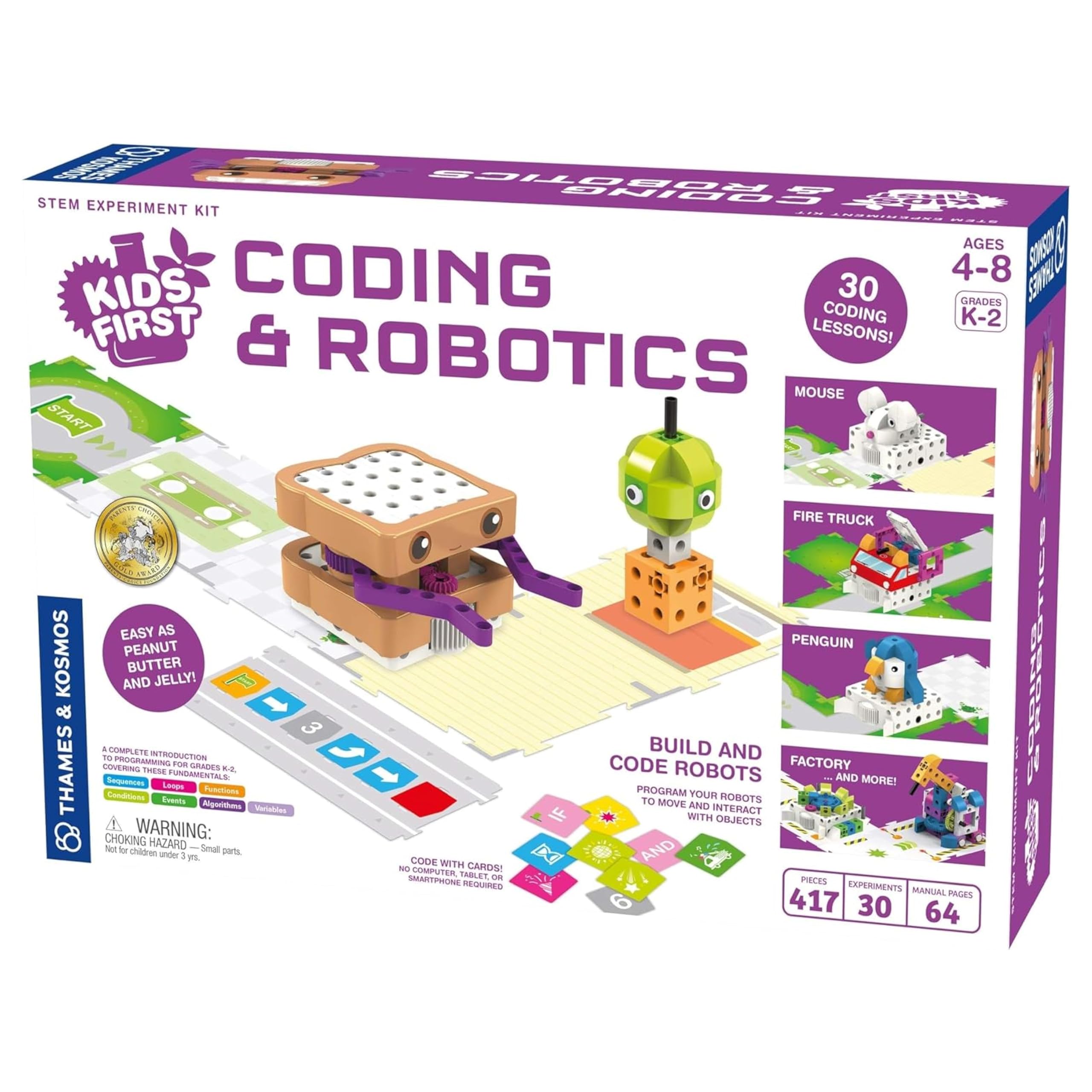 Kids First Coding & Robotics | No App Needed | Grades K-2 | Intro To Sequences, Loops, Functions, Conditions, Events, Algorithms