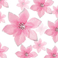 WILLBOND 24 Pieces 3 Size Christmas Glitter Poinsettia Flowers Wedding Faux Flowers Christmas Decoration Ornaments for Christmas
