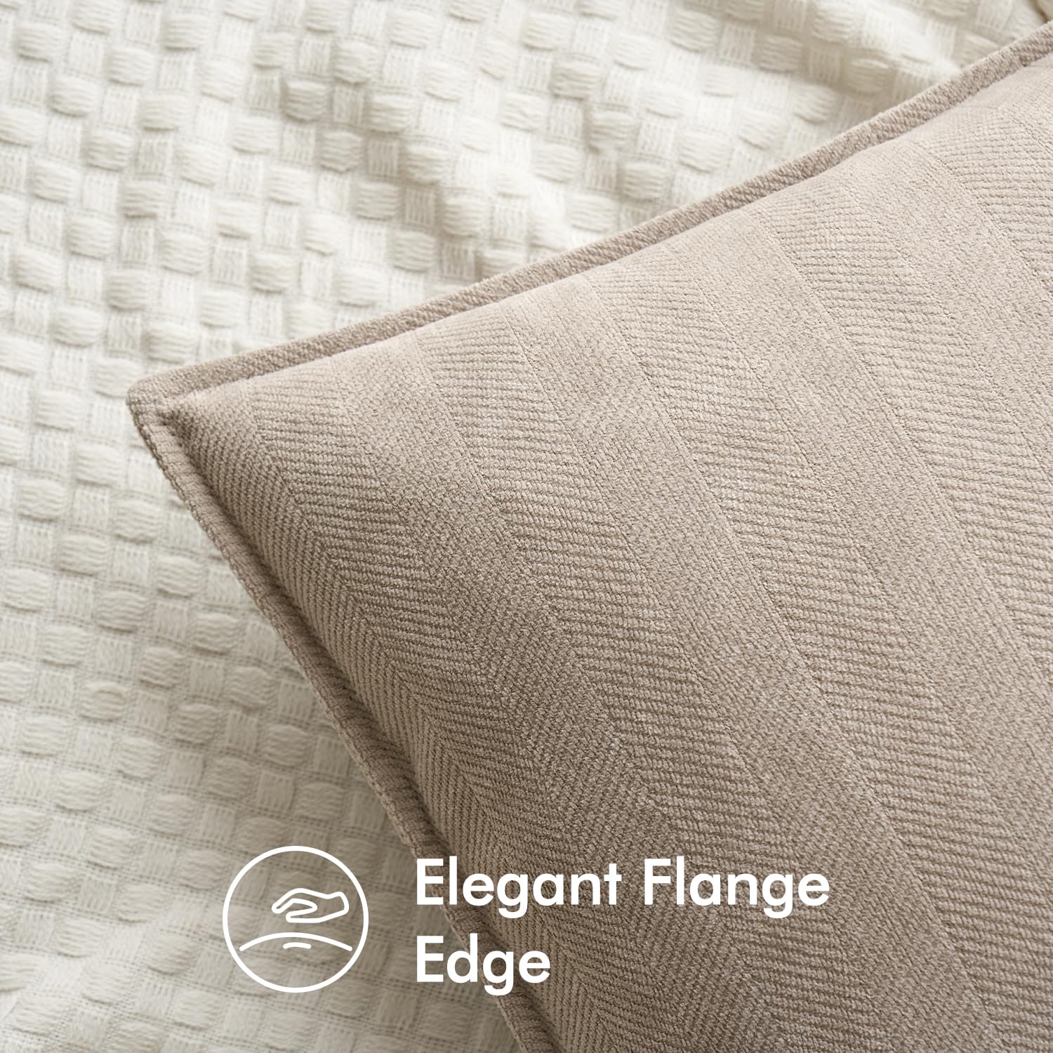 Miulee Pack Of 2 Sage Green Decorative Pillow Covers 22X22 Inch Soft Chenille Luxurious Couch Throw Pillows Farmhouse Cushion Covers Euro Shams With Elegant Design For Sofa Bed Living Room Home Decor