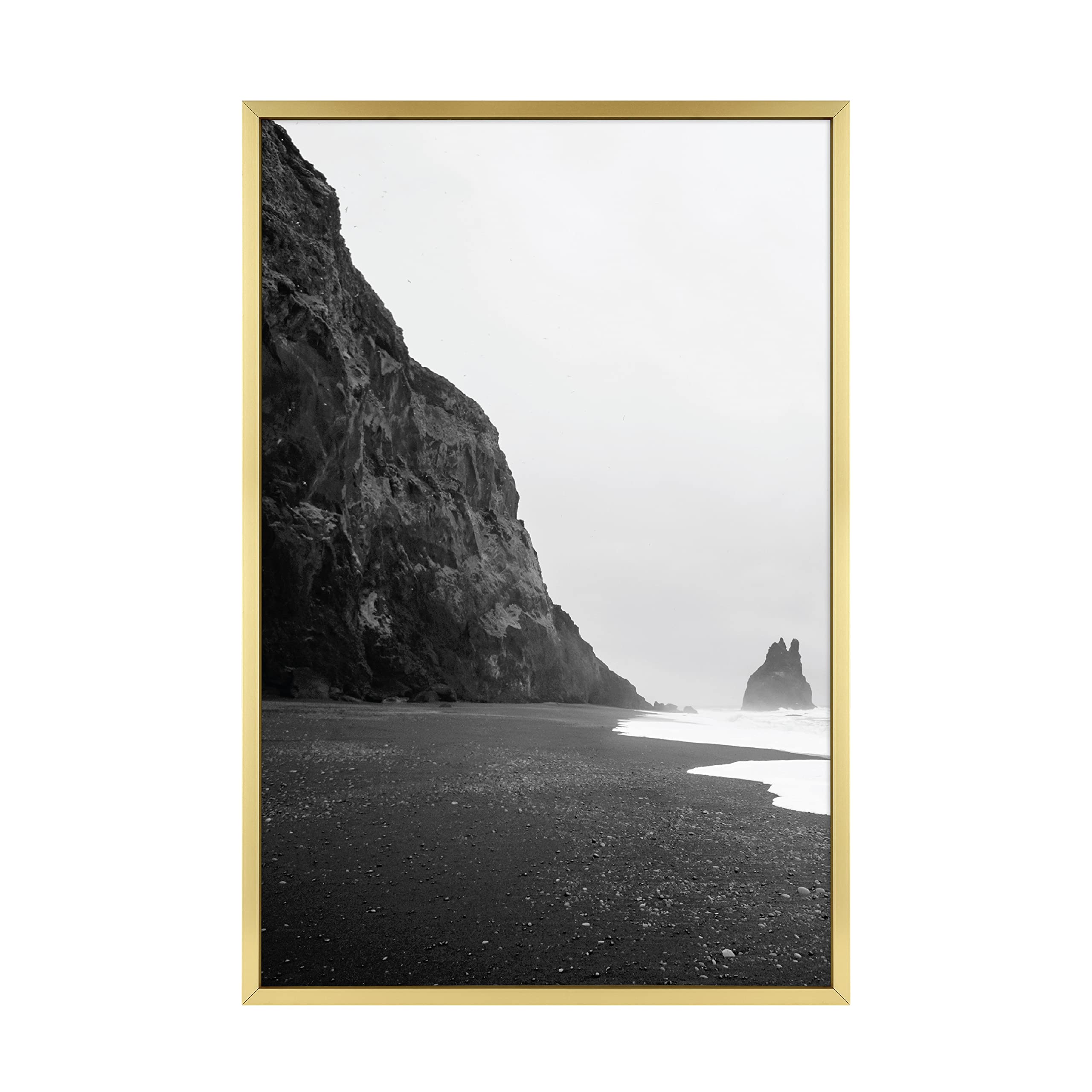 MCS Master & Co. Foundry Metal Gallery Wall Frame, Brass, 12x18 Inch