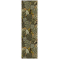 Dalyn Rugs Tropics Tc11 Brown 2'3" X 7'6" Indoor Outdoor Runner Rug, Easy Clean, Machine Washable, Non Shedding, Hallway, Entry, Kitchen, Patio Rug