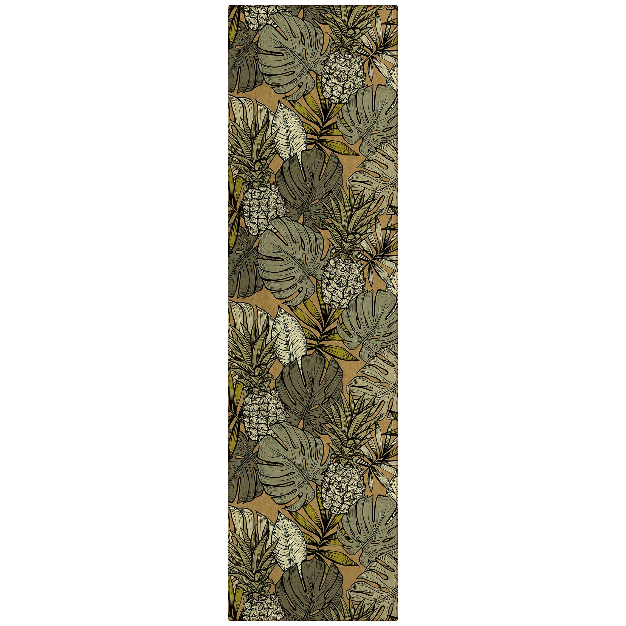 Dalyn Rugs Tropics Tc11 Brown 2'3" X 7'6" Indoor Outdoor Runner Rug, Easy Clean, Machine Washable, Non Shedding, Hallway, Entry, Kitchen, Patio Rug