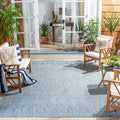 Safavieh Courtyard Collection 8' X 10' Grey/Blue Cy8235 Indoor/ Outdoor Patio Backyard Mudroom Area Rug