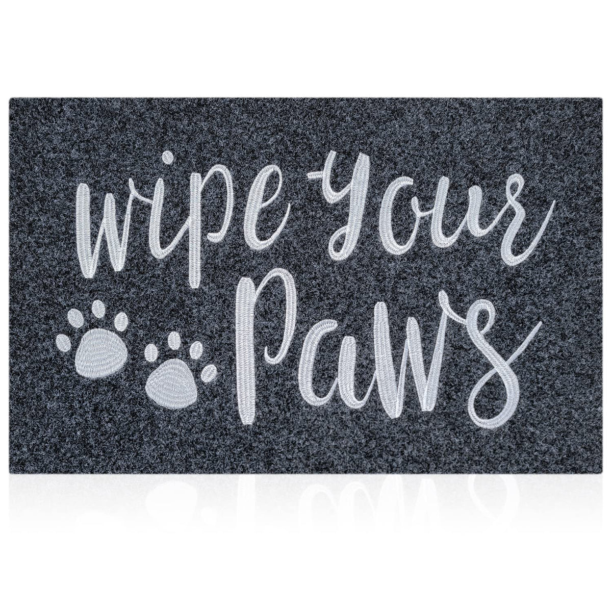 Aazzkang Wipe Your Paws Door Mat Large 36'X24' Funny Dog Paw Doormat Easy To Clean Decorative Front Door Entrance Mat With Non
