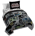 Jay Franco Star Wars Comic Book Queen Size Comforter Set - 7 Piece Bedding Includes Sheet Set & Pillow Covers - Super Soft Cozy