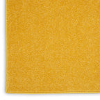Nourison Essentials Indoor/Outdoor Yellow 5' X 7' Area Rug, Easy -Cleaning, Non Shedding, Bed Room, Living Room, Dining Room, Backyard, Deck, Patio (5X7)
