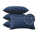 Sunbrella Decorative Outdoor Waterproof Throw Pillows With Inserts, Set Of 4, 20' X12' Pillows For Patio, Backyard, Bed, Couch