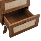 Modway Mod-7050-Wal Soma 2-Drawer Nightstand, Walnut