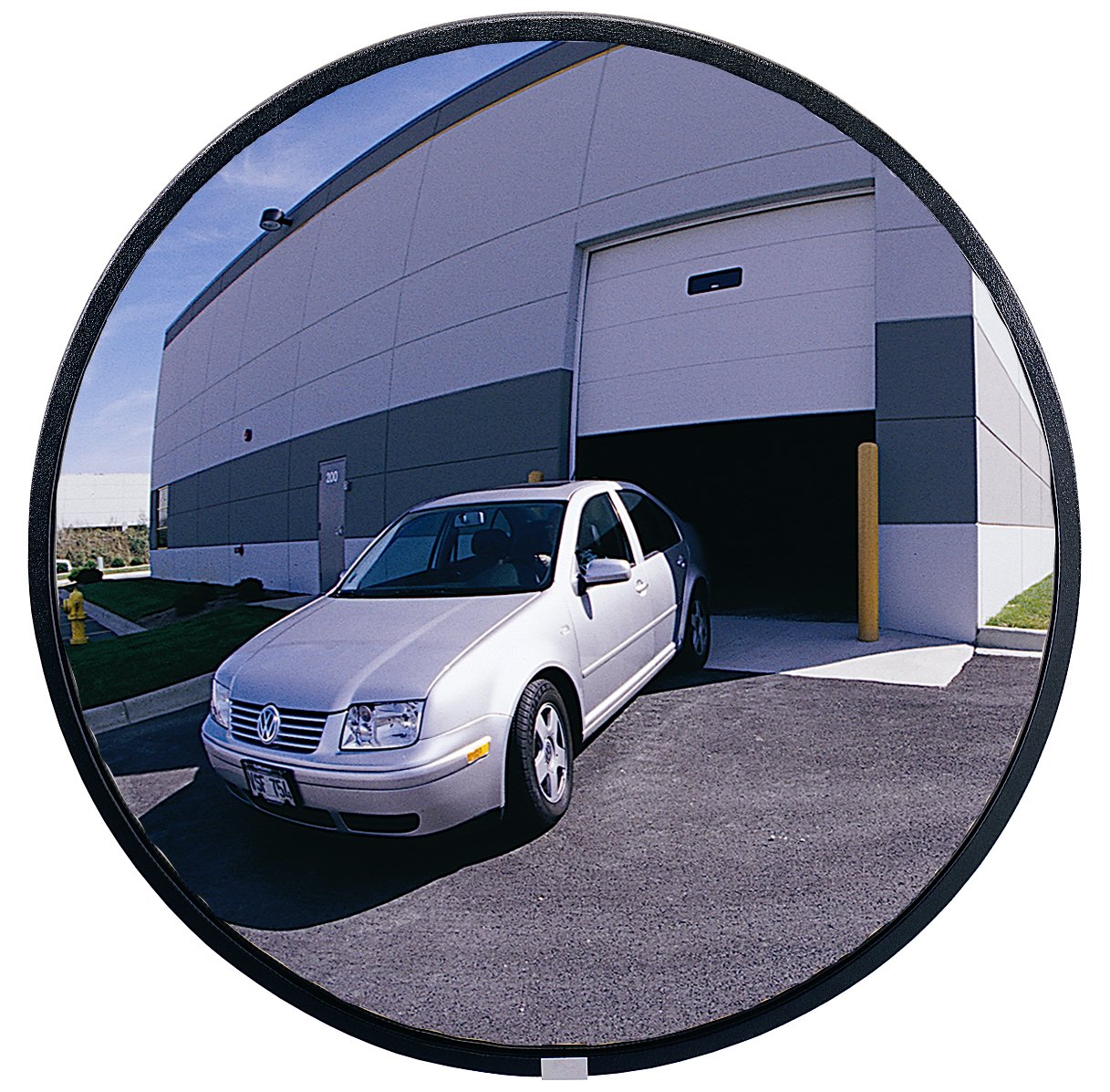 See All SN12 Convex Mirror, Shatter Resistant Glass Face, Indoor Use, 12'' Diameter