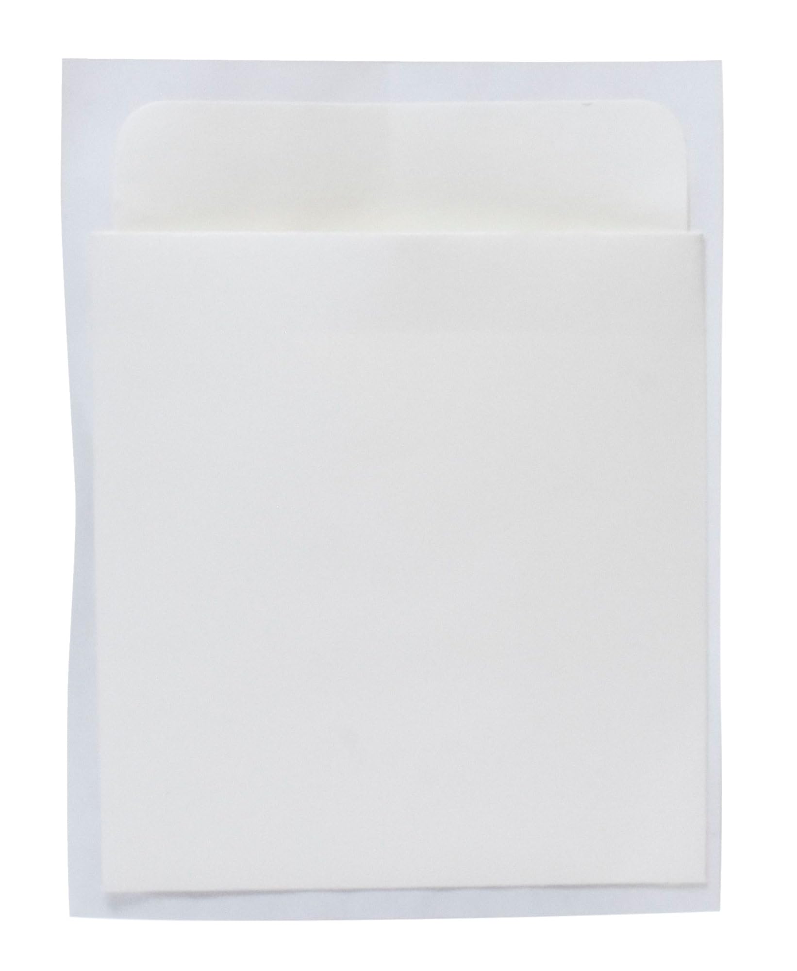 School Smart Standard Back Peel And Press Book Pockets, 3-1/2 X 4-1/2 Inches, Manila, Pack Of 500
