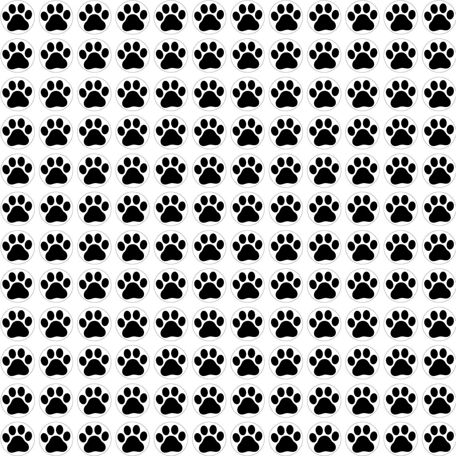 3000 Paw Print Stickers For Kids Mini Dog Paw Stickers Small Pet Patrol Stickers Incentive Chart Stickers For Classroom Teacher