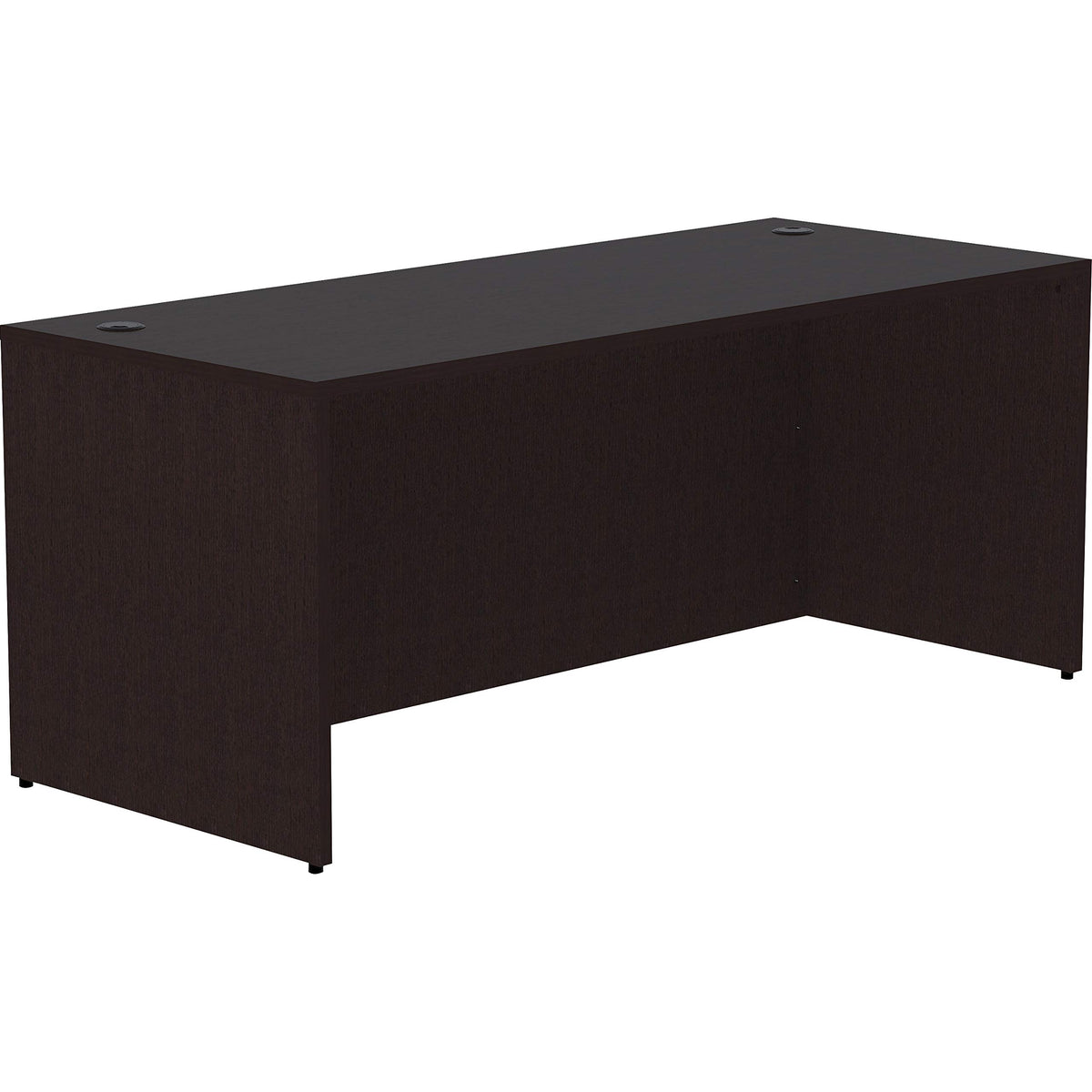 Lorell, Llr18211, Espresso Laminate Desk, 1 Each