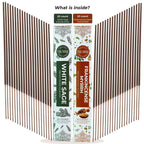 Trumiri Incense Sticks - Combo Pack Of 40 Insence-Sticks - 20 White Sage + 20 Frankincense Myrrh - Insenses - Insents - Incents