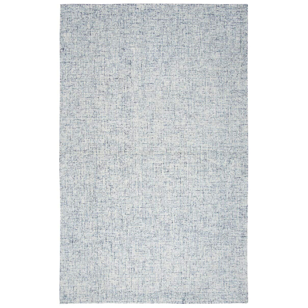 Rizzy Home Alora Decor London 12' X 15' Solid Blue/Gray/Rust/Blue Hand-Tufted Area Rug