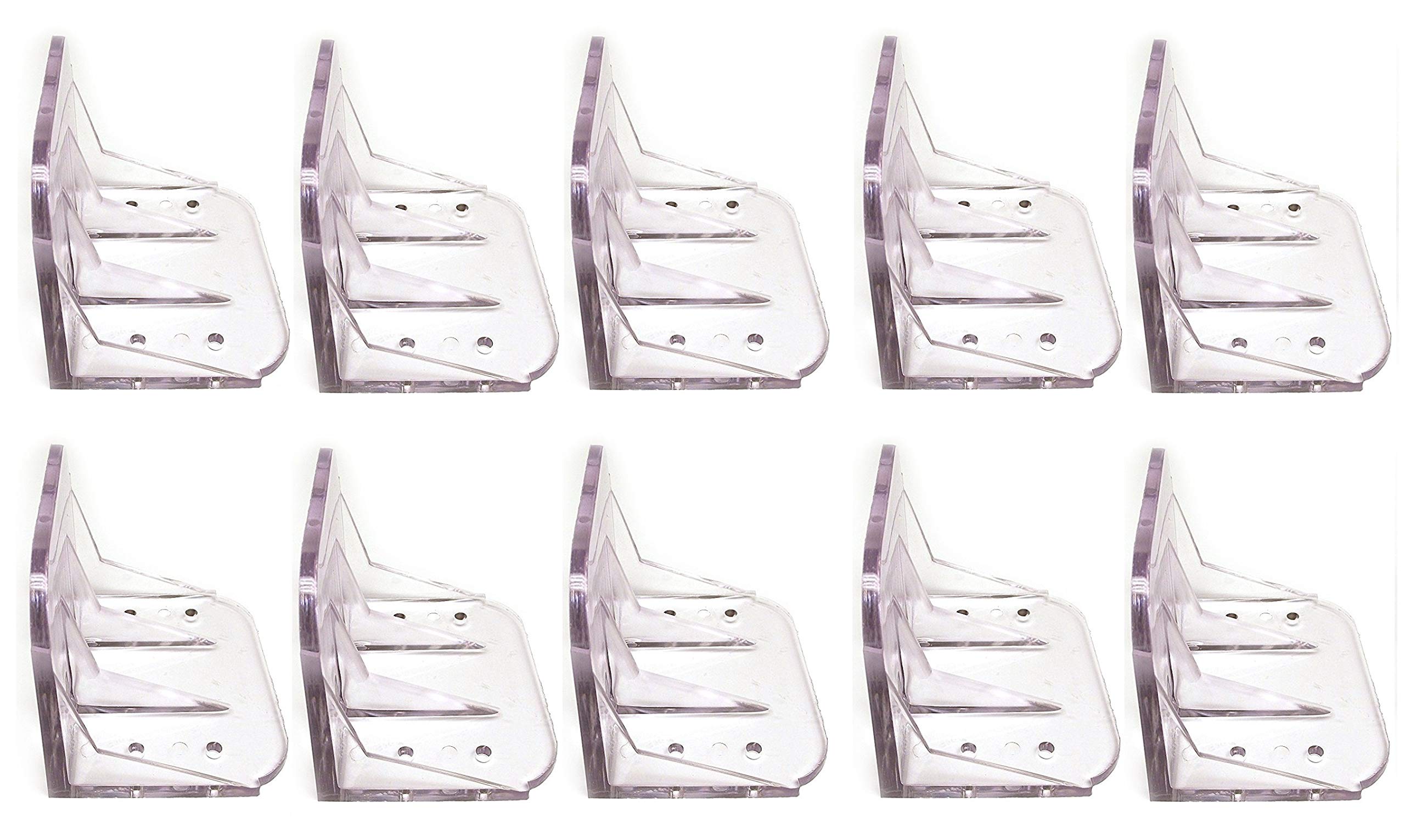 Jsp Manufacturing Plastic Roof Ice Guard Jumbo Snow Guard Prevent Sliding Snow Ice Buildup Multipack Listing (10)