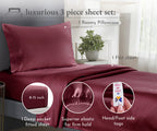 California Design Den 100% Cotton Sheets, Twin Xl Sheets Set, 400 Thread Count Sateen Bedding For Dorm Rooms & Adults, Deep Pock