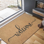 Mwazzll Large Welcome Mat Outdoor Indoor Non Slip Doormat Durable Easy To Clean Super Absorb Mud Front Door Mats For Entrance,Pa