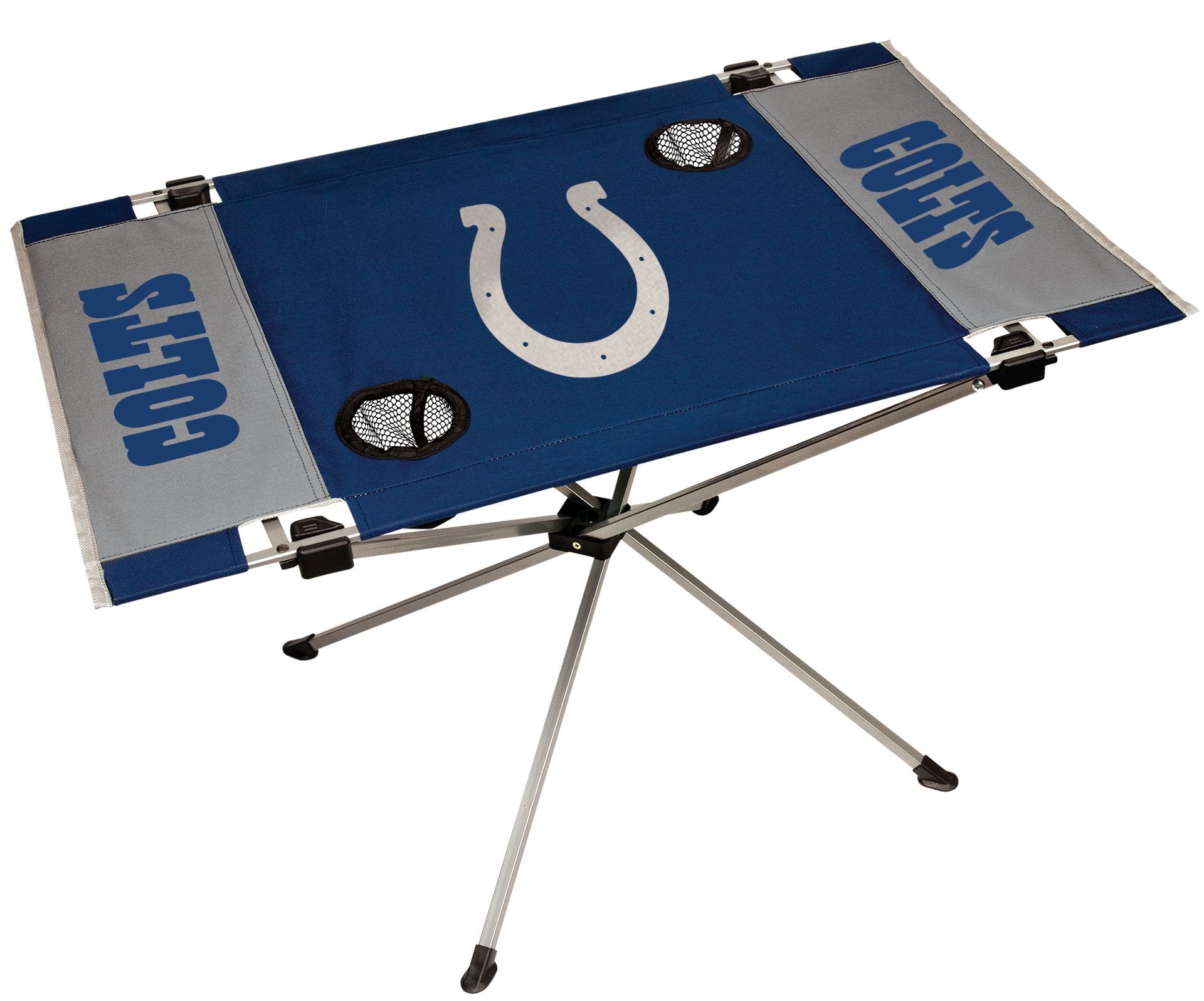 Nfl Portable Folding Endzone Table, 31.5 In X 20.7 In X 19 In, Indianapolis Colts