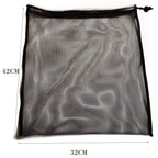 Mike Mesh Equipment Bag Drawstring Storage Ditty Shoe Tennis Ball Bags Stuff Sack For Travel & Outdoor Activity Ca