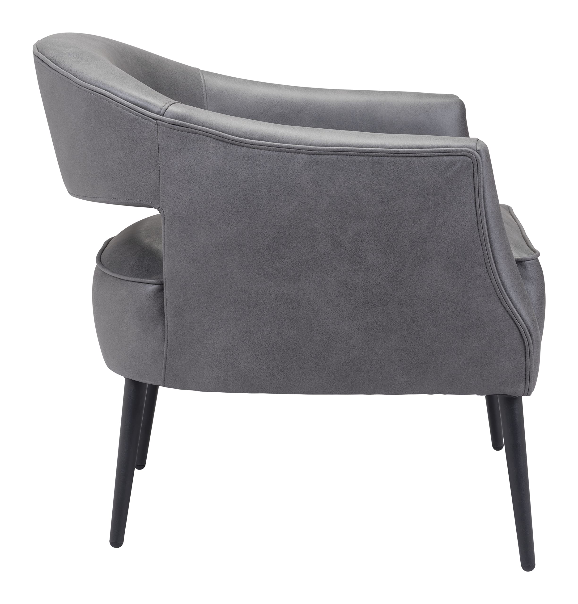 Zuo Berkeley Accent Chair Vintage Gray