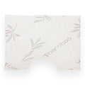 Wife Pillow - Topper, Rayon Shell/Charcoal Shredded High Density Memory Foam Filling. Adjustable For Side Sleepers By Zipper Acc