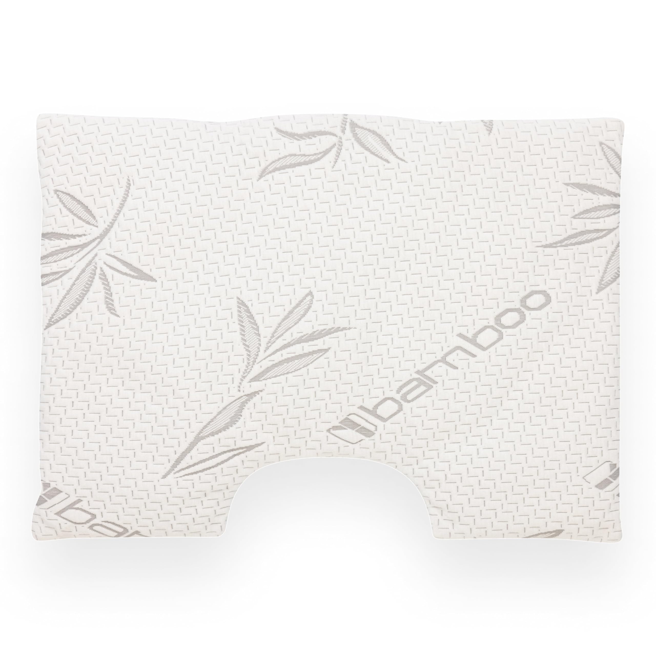 Wife Pillow - Topper, Rayon Shell/Charcoal Shredded High Density Memory Foam Filling. Adjustable For Side Sleepers By Zipper Acc