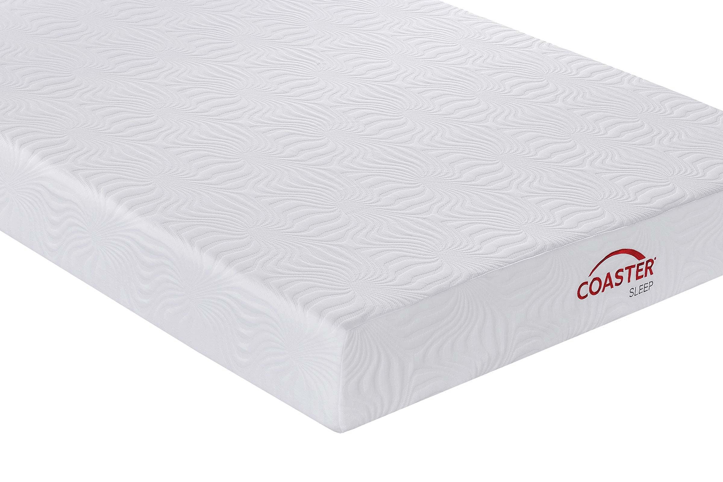 Coaster Home Furnishings Key 10 Inch Memory Foam Eastern King Size Medium Foam Mattress Certi-PUR Certified Foam White 350064KE