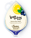 Shorties Candle Company Lemon Blueberry Twist Natural Soy Wax Melts - 1 Highly Scented 3 Oz. Bar - Made with 100% Soy and Essen