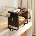 Castage Bedside Shelf for Dorm Room Bunk Bed 2Tier ClipOn Nightstand