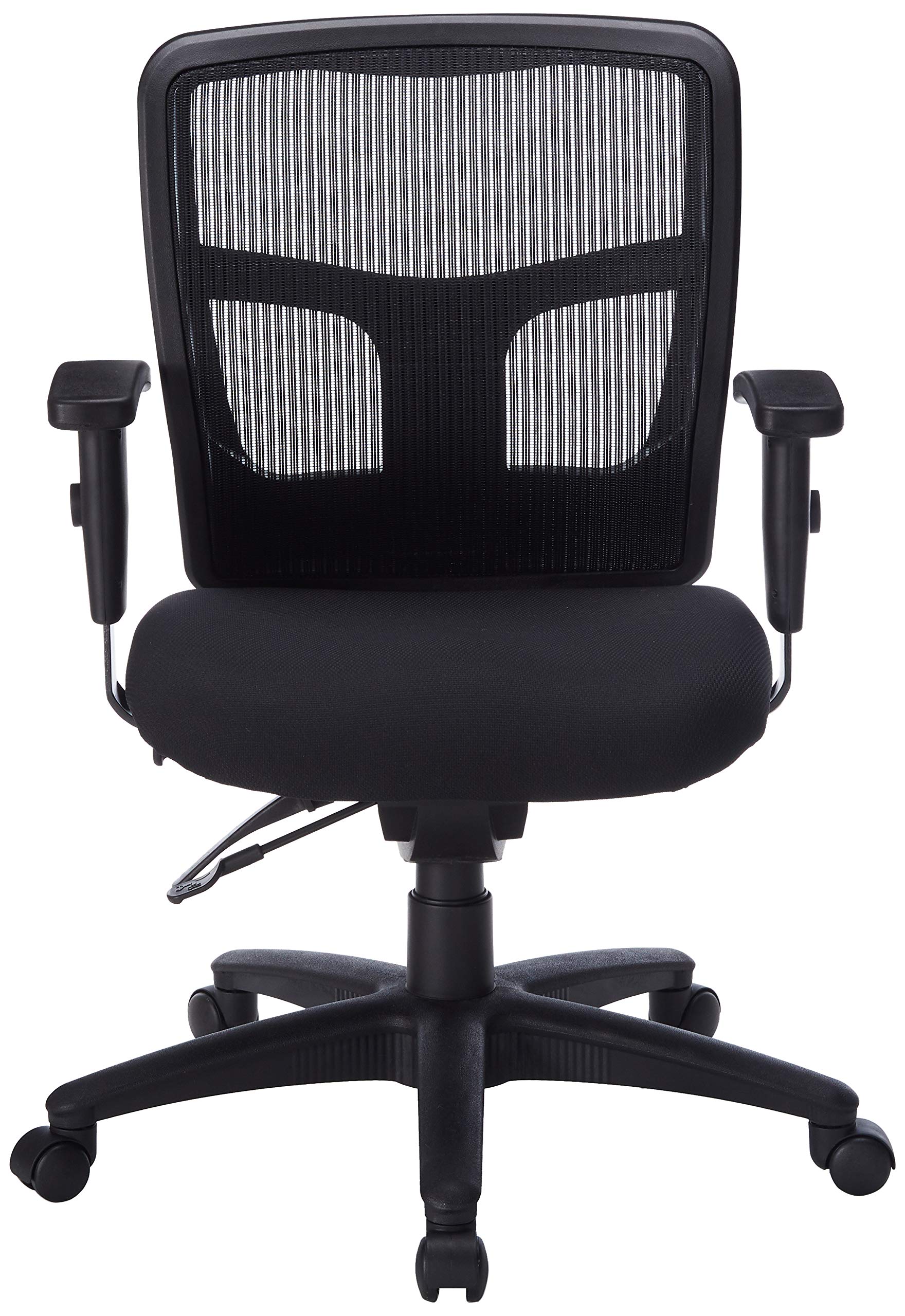 Lorell LLR86802 Managerial Swivel Mesh Mid-Back Chair