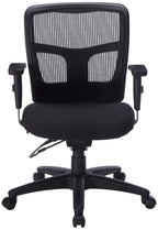 Lorell LLR86802 Managerial Swivel Mesh Mid-Back Chair