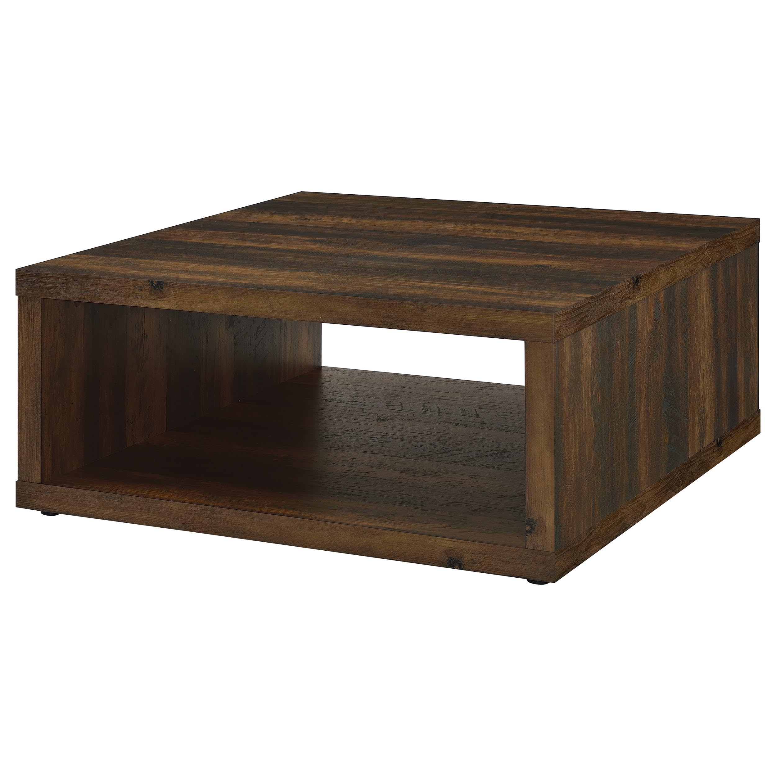 Coaster Home Furnishings Frisco Square Engineered Wood Coffee Table Dark Pine