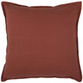 Rizzy Home | T03639 | Poly Fill Decorative Pillow | 20"X20" Red/Orange/Brown Solid