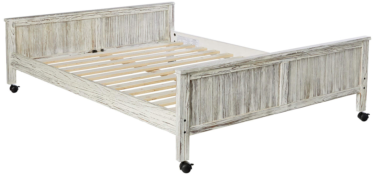 Donco Kids Clubhouse Full Low Caster Bed In Driftwood Finish