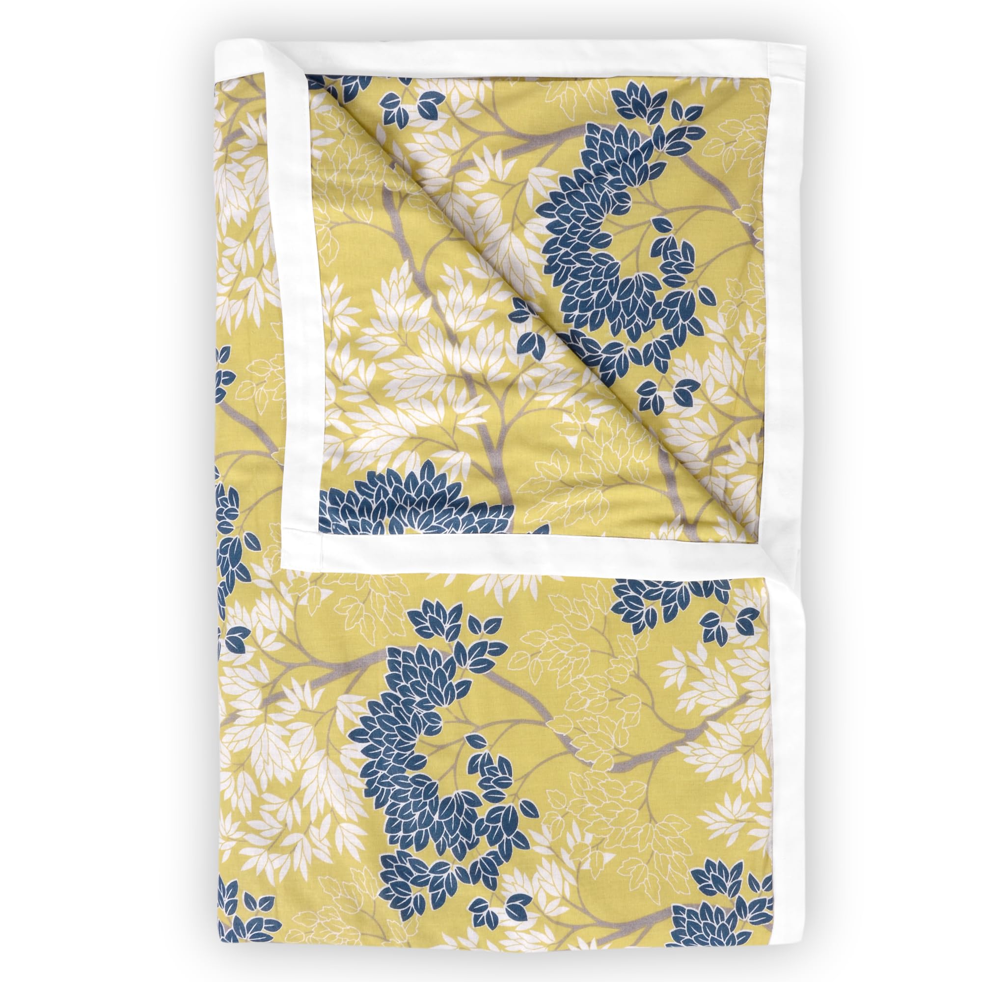 Divine Casa 100% Cotton Double Dohar | Soft & Breathable Ac Blanket | Lightweight Summer Quilt | Reversible Design | 220 X 205 C