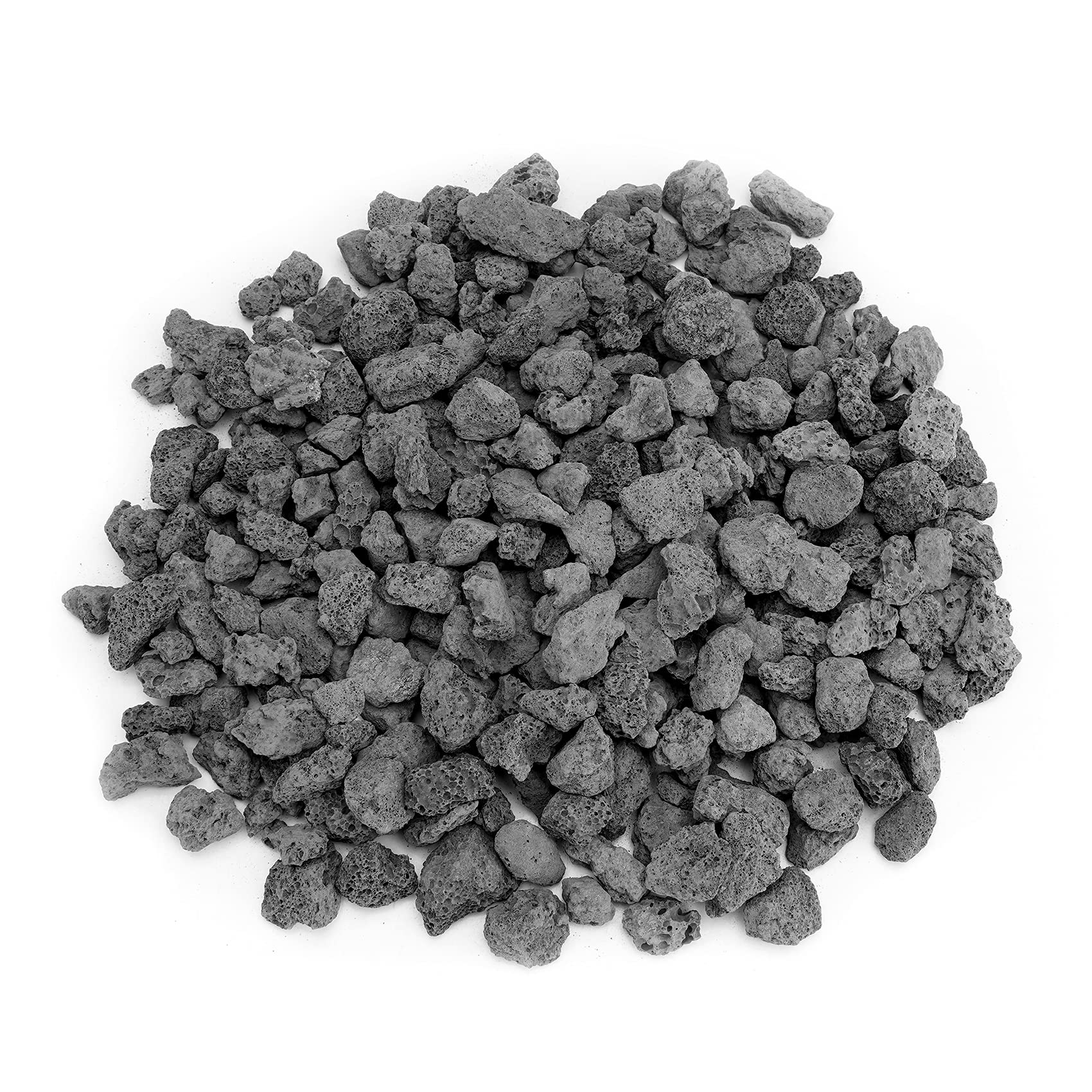 Stanbroil 10 Pounds Lava Rock Granules For Fire Bowls,Fire Pits,Gas Log Sets, And Indoor Or Outdoor Fireplaces - Medium (1/2'-