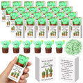 Wettarn 24 Sets Work Appreciation Gifts Cactus Stress Balls with Thank You Boxes Bulk Company Party Favors for Employee Coworker