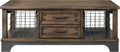 Intercon Whiskey River 50" Wide Drawers and 2 Open Shelves, Gun Powder Gray Coffee Tables