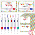 Sayglossy 24 Pack Valentines Day Pens Bulk Valentines Multicolor Shuttle Pens With Cute Cards For Students School Classroom Priz