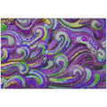 Seabreeze Sz14 Purple Coastal Rug Rectangle 10' X 14'