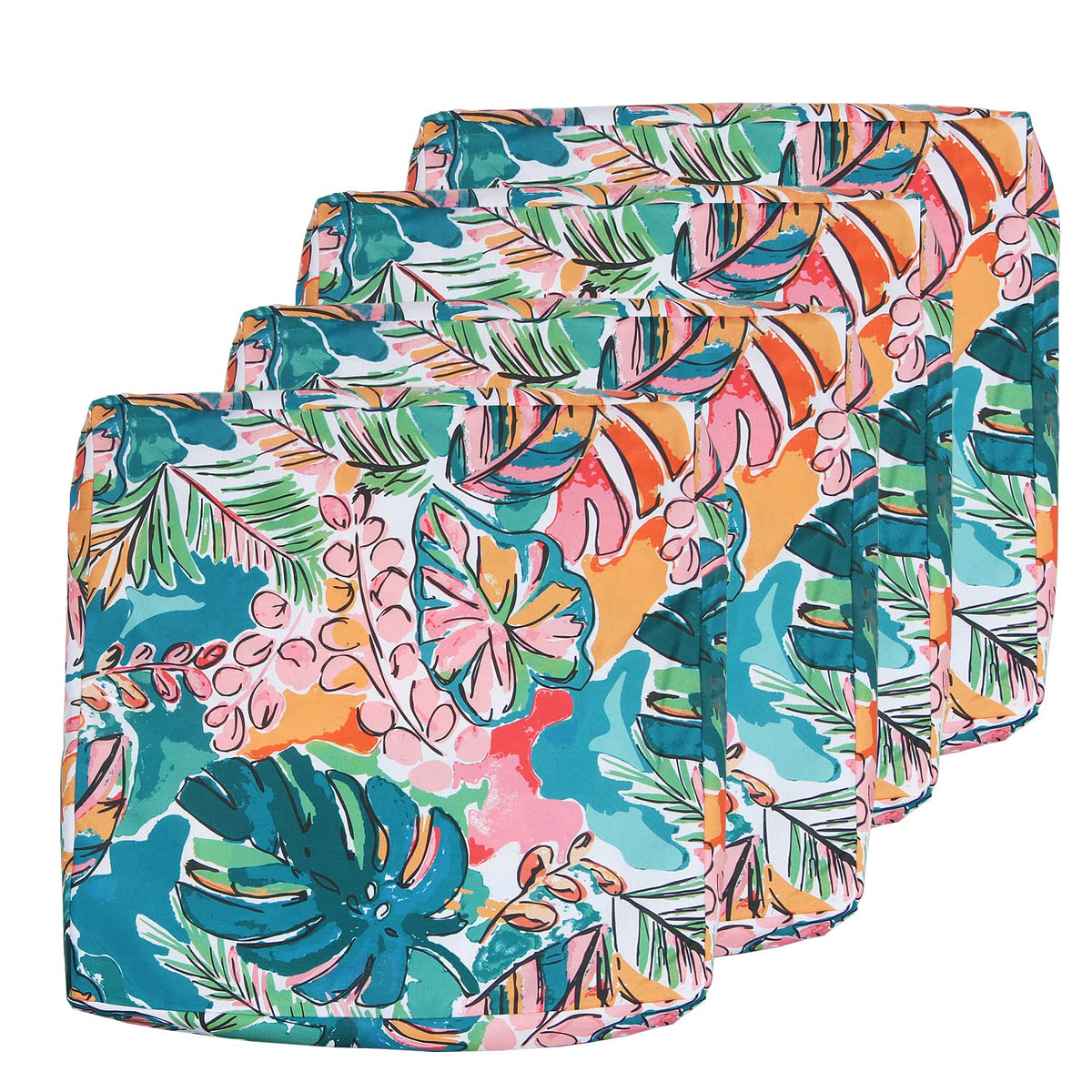 Ehousehome Patio Chair Seat Cushion Covers,Washable Slip Covers Replacement,Waterproof Outdoor Furniture Cushion Pillow Seat Cov